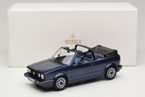 Volkswagen Golf Mk1 Cabriolet Quartett Inca Blue Norev 1:18 188628 Metaal — afbeelding 6 van 6