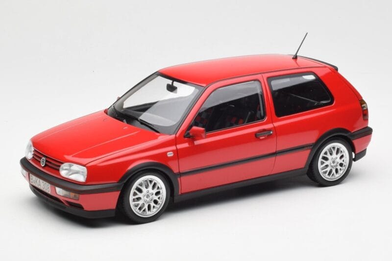 Volkswagen Golf Mk3 GTI Flash Red Norev 1:18 188418 Metaal