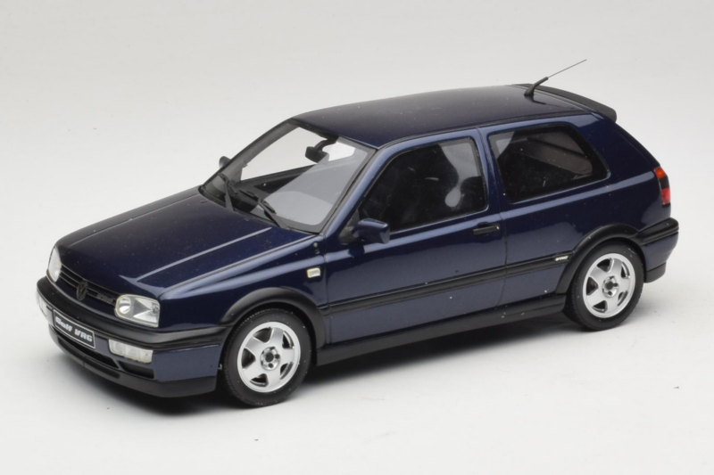 Volkswagen Golf Mk3 VR6 Donkerblauw Otto 1:18 OT046 Hars