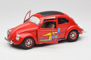 Volkswagen Kever Rood Solido 1:18 8306 Metaal — afbeelding 2 van 8