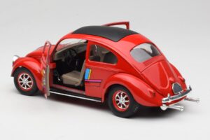 Volkswagen Kever Rood Solido 1:18 8306 Metaal — afbeelding 5 van 8
