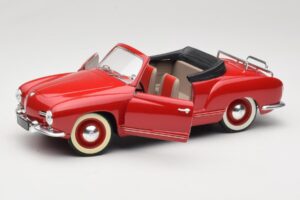 Volkswagen Karmann Ghia Cabriolet Rood Solido 1:18 8058 Metaal — afbeelding 2 van 8