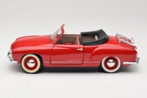 Volkswagen Karmann Ghia Cabriolet Rood Solido 1:18 8058 Metaal — afbeelding 4 van 8