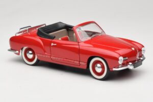 Volkswagen Karmann Ghia Cabriolet Rood Solido 1:18 8058 Metaal — afbeelding 6 van 8