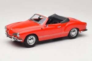 Volkswagen Karmann Ghia Cabriolet Rood Minichamps 1:18 155054030 Metaal