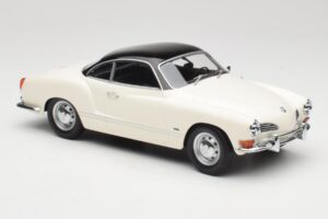 Volkswagen Karmann Ghia Crème Zwart Minichamps 1:18 155054021 Metaal — afbeelding 4 van 6