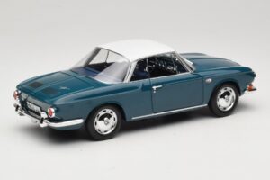 Volkswagen Karmann Ghia Type 34 1500 Sea Blue Norev 1:18 188646 Metaal — afbeelding 3 van 8