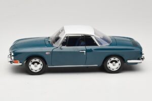 Volkswagen Karmann Ghia Type 34 1500 Sea Blue Norev 1:18 188646 Metaal — afbeelding 4 van 8