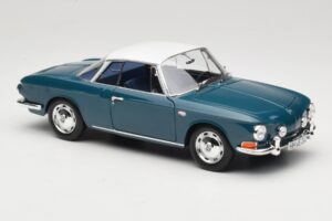 Volkswagen Karmann Ghia Type 34 1500 Sea Blue Norev 1:18 188646 Metaal — afbeelding 6 van 8