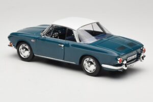 Volkswagen Karmann Ghia Type 34 1500 Sea Blue Norev 1:18 188646 Metaal — afbeelding 7 van 8