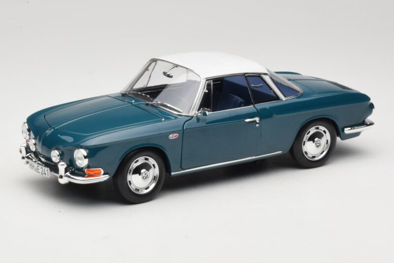 Volkswagen Karmann Ghia Type 34 1500 Sea Blue Norev 1:18 188646 Metaal