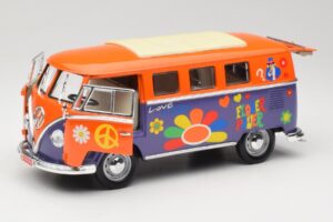 Volkswagen Microbus T1 Flower Power Road Signature 1:18 92329 Metaal — afbeelding 2 van 8