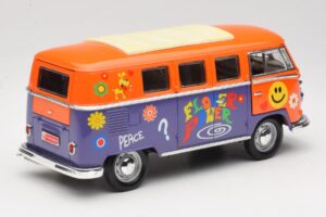 Volkswagen Microbus T1 Flower Power Road Signature 1:18 92329 Metaal — afbeelding 3 van 8