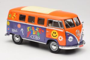 Volkswagen Microbus T1 Flower Power Road Signature 1:18 92329 Metaal — afbeelding 6 van 8