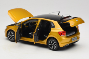 Volkswagen Polo Plus Geel OEM 1:18 ZVY000009GEL Metaal — afbeelding 5 van 8