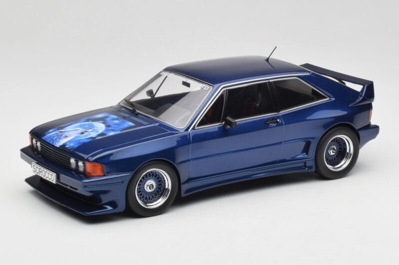 Volkswagen Rieger Scirocco Mk1 GTO Blauw MCG 1:18 MCG18448 Metaal