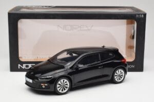 Volkswagen Scirocco Mk3 Zwart Norev 1:18 188471 Metaal — afbeelding 8 van 8