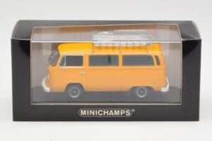 Volkswagen T2 Bus Geel Minichamps 1:43 400053002 Metaal — afbeelding 4 van 4