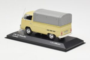 Volkswagen T2 Flatbed Beige Minichamps 1:43 400053204 Metaal — afbeelding 3 van 4