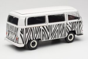 Volkswagen T2a Bus Safari Schuco 1:18 191 Metaal — afbeelding 3 van 8