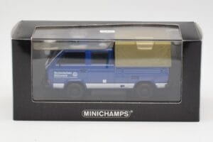 Volkswagen T3 Double Cab Flatbed THW Hannover Minichamps 1:43 400055290 Metaal — afbeelding 4 van 4