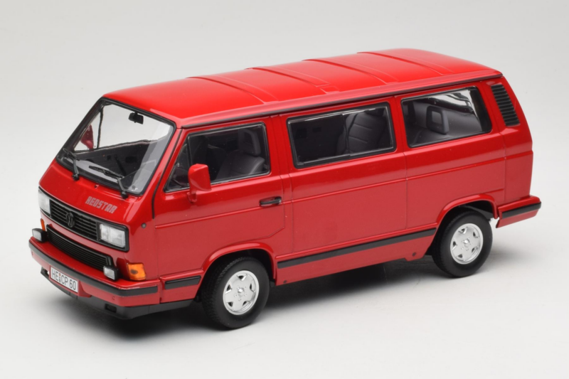 Volkswagen T3 Redstar Rood Norev 1:18 188542 Metaal