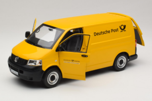Volkswagen T5 Transporter Deutsche Post Norev 1:18 188617 Metaal — afbeelding 8 van 9