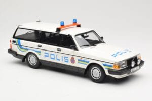 Volvo 240 GL Stationwagen Polis Sweden Minichamps 1:18 155171480 Metaal — afbeelding 4 van 6
