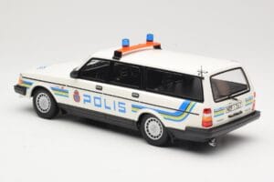 Volvo 240 GL Stationwagen Polis Sweden Minichamps 1:18 155171480 Metaal — afbeelding 5 van 6