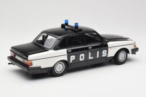 Volvo 240 GL Polis Sweden Zwart Minichamps 1:18 155171497 Metaal — afbeelding 2 van 6