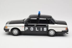 Volvo 240 GL Polis Sweden Zwart Minichamps 1:18 155171497 Metaal — afbeelding 3 van 6