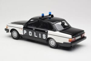 Volvo 240 GL Polis Sweden Zwart Minichamps 1:18 155171497 Metaal — afbeelding 5 van 6