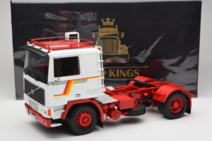 Volvo F12 Wit Rood Road Kings 1:18 RK180031 Metaal — afbeelding 8 van 8