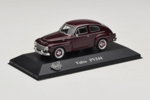 Volvo PV544 Donkerrood Atlas 1:43 8506014 Metaal