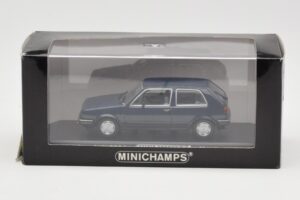 Volkswagen Golf Mk2 Blauw Beursproto Minichamps 1:43 GOLFHANDMUSTER Metaal — afbeelding 4 van 4