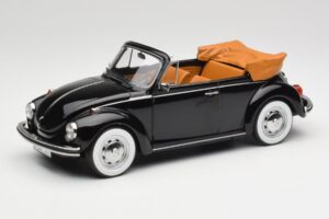 Volkswagen Beetle 1303 Cabriolet Zwart Norev 1:18 188533 Metaal