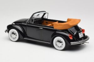 Volkswagen Beetle 1303 Cabriolet Zwart Norev 1:18 188533 Metaal — afbeelding 5 van 6