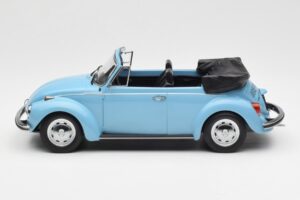 Volkswagen Beetle 1303 Cabriolet Lichtblauw Norev 1:18 188531 Metaal — afbeelding 3 van 6