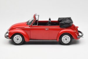 Volkswagen Beetle 1303 Cabriolet Rood Norev 1:18 188529 Metaal — afbeelding 3 van 6