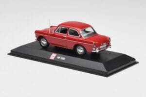 Volkswagen 1500 Ruby Rood Minichamps 1:43 VW001 Metaal — afbeelding 3 van 4