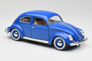 Volkswagen Beetle Blauw Bburago 1:18 23124646 Metaal — afbeelding 6 van 8