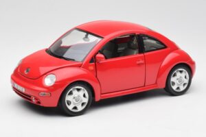 Volkswagen New Beetle Rood Bburago 1:18 8185108 Metaal