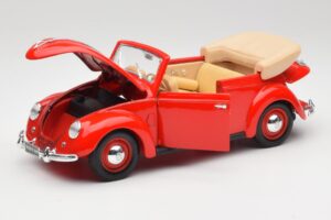 Volkswagen Cabriolet Ruby Rood Maisto 1:18 32826 Metaal — afbeelding 2 van 8