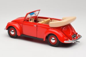 Volkswagen Cabriolet Ruby Rood Maisto 1:18 32826 Metaal — afbeelding 7 van 8