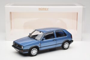 Volkswagen Golf Mk2 10 Million Star Blauw Metallic Norev 1:18 188562 Metaal — afbeelding 8 van 8