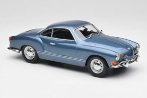 Volkswagen Karmann Ghia Coupe Neptune Blauw Minichamps 1:18 155054022 Metaal — afbeelding 4 van 6