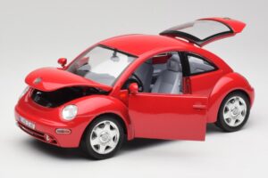 Volkswagen New Beetle Rood Bburago 1:18 3342 Metaal — afbeelding 2 van 8