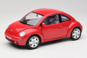 Volkswagen New Beetle Rood Bburago 1:18 3342 Metaal
