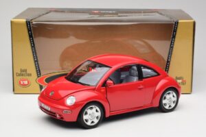 Volkswagen New Beetle Rood Bburago 1:18 3342 Metaal — afbeelding 8 van 8