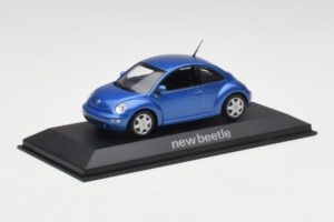 Volkswagen New Beetle Satellite Blauw Minichamps 1:43 430058004 Metaal — afbeelding 2 van 4